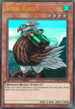 Sonic Bird⁣ - Speed Duel: Attack from the Deep⁣ (Ultra Rare)⁣ [011]