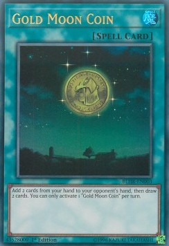 Gold Moon Coin - Battles of Legend: Hero's Revenge (Ultra Rare) [BLHR-003]