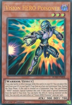 Vision HERO Poisoner - Battles of Legend: Hero's Revenge (Ultra Rare) [BLHR-008]