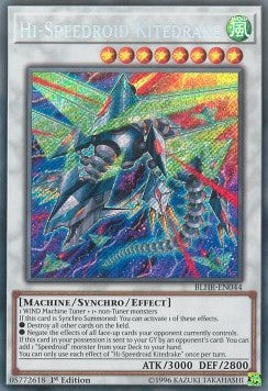 Hi-Speedroid Kitedrake - Battles of Legend: Hero's Revenge (Secret Rare) [BLHR-044]