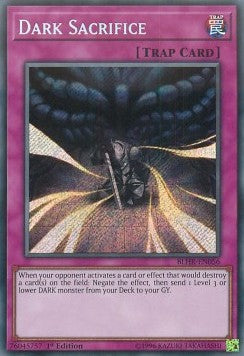 Dark Sacrifice - Battles of Legend: Hero's Revenge (Secret Rare) [BLHR-056]