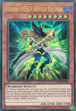 Vision HERO Witch Raider - Battles of Legend: Hero's Revenge (Ultra Rare) [BLHR-060]