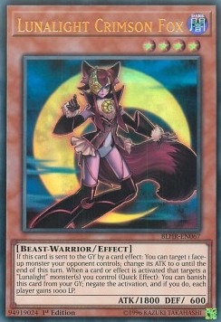 Lunalight Crimson Fox⁣ - Battles of Legend: Hero's Revenge⁣ (Ultra Rare)⁣ [067]