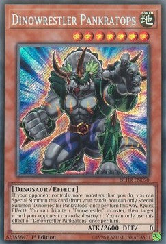 Dinowrestler Pankratops⁣ - Battles of Legend: Hero's Revenge⁣ (Secret Rare)⁣ [070]