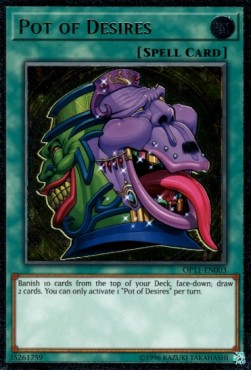 Pot of Desires - OTS Tournament Pack 11 (Ultimate Rare) [OP11-003]