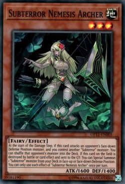 Subterror Nemesis Archer⁣ - OTS Tournament Pack 11⁣ (Super Rare)⁣ [005]