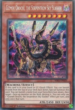 Gizmek Orochi, the Serpentron Sky Slasher⁣ - Rising Rampage⁣ (Secret Rare)⁣ [029]