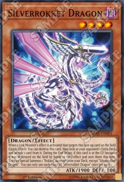Silverrokket Dragon⁣ - Structure Deck: Rokket Revolt⁣ (Super Rare)⁣ [001]