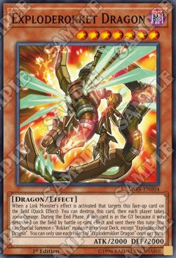 Exploderokket Dragon⁣ - Structure Deck: Rokket Revolt⁣ (Common)⁣ [004]