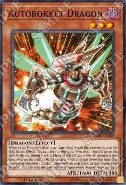Autorokket Dragon - Structure Deck: Rokket Revolt (Common) [SDRR-008]