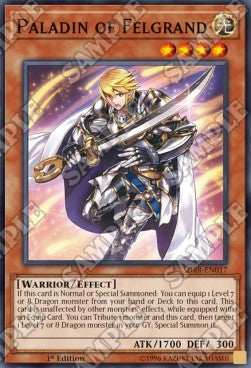 Paladin of Felgrand - Structure Deck: Rokket Revolt (Common) [SDRR-017]