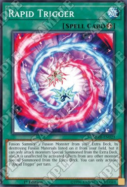 Rapid Trigger⁣ - Structure Deck: Rokket Revolt⁣ (Common)⁣ [023]