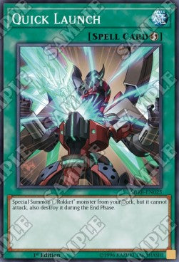 Quick Launch - Structure Deck: Rokket Revolt (Common) [SDRR-025]