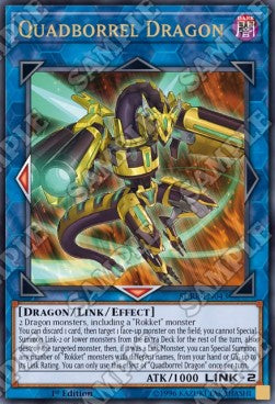 Quadborrel Dragon⁣ - Structure Deck: Rokket Revolt⁣ (Ultra Rare)⁣ [043]