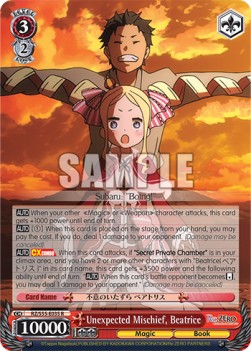 Unexpected Mischief, Beatrice (V.1 - Rare)⁣ - Re:ZERO -Starting Life in Another World- 2⁣ (Rare)⁣ [035]
