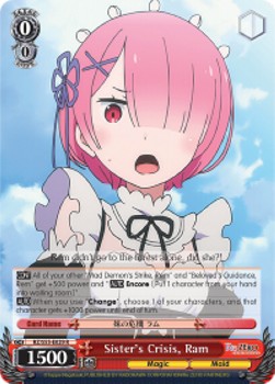 Sister's Crisis, Ram (V.1 - Rare)⁣ - Re:ZERO -Starting Life in Another World- 2⁣ (Rare)⁣ [029]