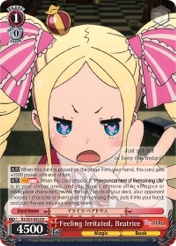 Feeling Irritated, Beatrice⁣ - Re:ZERO -Starting Life in Another World- 2⁣ (Rare)⁣ [033]