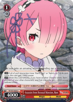 Assassin from Roswaal Mansion, Ram - Re:ZERO -Starting Life in Another World- 2 (Uncommon) [RZ/S55-038]