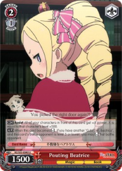 Pouting Beatrice - Re:ZERO -Starting Life in Another World- 2 (Uncommon) [RZ/S55-040]