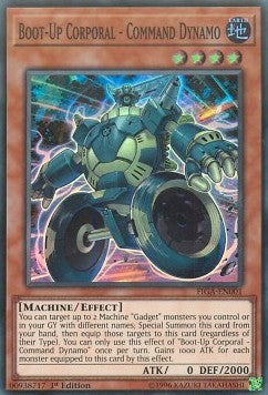Boot-Up Corporal - Command Dynamo⁣ - Fists of the Gadgets⁣ (Super Rare)⁣ [001]