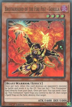 Brotherhood of the Fire Fist - Gorilla - Fists of the Gadgets (Super Rare) [FIGA-022]