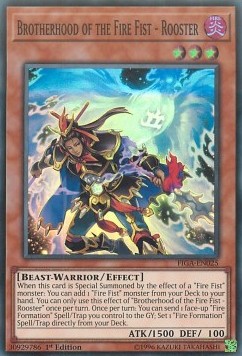 Brotherhood of the Fire Fist - Rooster⁣ - Fists of the Gadgets⁣ (Super Rare)⁣ [025]