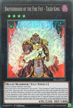 Brotherhood of the Fire Fist - Tiger King⁣ - Fists of the Gadgets⁣ (Super Rare)⁣ [027]
