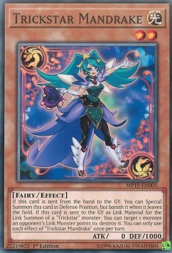 Trickstar Mandrake⁣ - 2019 Gold Sarcophagus Tin Mega Pack⁣ (Common)⁣ [005]