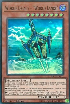 World Legacy - "World Lance"⁣ - 2019 Gold Sarcophagus Tin Mega Pack⁣ (Super Rare)⁣ [012]