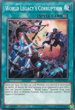 World Legacy's Corruption⁣ - 2019 Gold Sarcophagus Tin Mega Pack⁣ (Common)⁣ [037]