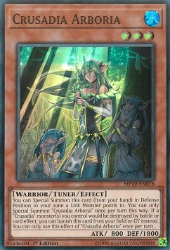 Crusadia Arboria⁣ - 2019 Gold Sarcophagus Tin Mega Pack⁣ (Super Rare)⁣ [078]