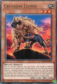 Crusadia Leonis - 2019 Gold Sarcophagus Tin Mega Pack (Common) [MP19-079]