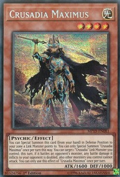 Crusadia Maximus⁣ - 2019 Gold Sarcophagus Tin Mega Pack⁣ (Secret Rare)⁣ [081]