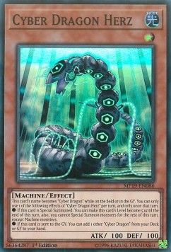 Cyber Dragon Herz⁣ - 2019 Gold Sarcophagus Tin Mega Pack⁣ (Super Rare)⁣ [086]