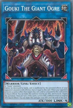 Gouki The Giant Ogre⁣ - 2019 Gold Sarcophagus Tin Mega Pack⁣ (Common)⁣ [102]