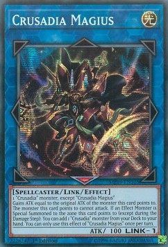 Crusadia Magius⁣ - 2019 Gold Sarcophagus Tin Mega Pack⁣ (Secret Rare)⁣ [105]