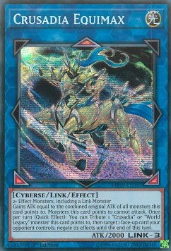 Crusadia Equimax⁣ - 2019 Gold Sarcophagus Tin Mega Pack⁣ (Secret Rare)⁣ [107]