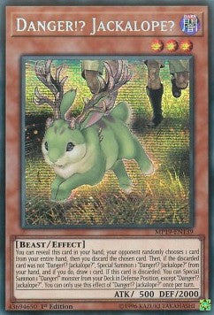 Danger!? Jackalope?⁣ - 2019 Gold Sarcophagus Tin Mega Pack⁣ (Secret Rare)⁣ [139]