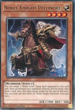 Noble Knight Pellinore - 2019 Gold Sarcophagus Tin Mega Pack (Rare) [MP19-143]