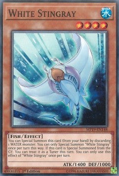 White Stingray⁣ - 2019 Gold Sarcophagus Tin Mega Pack⁣ (Common)⁣ [148]