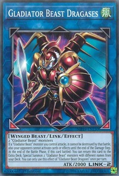 Gladiator Beast Dragases⁣ - 2019 Gold Sarcophagus Tin Mega Pack⁣ (Common)⁣ [150]
