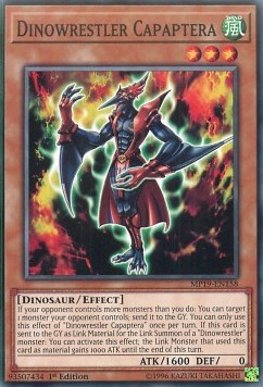 Dinowrestler Capaptera⁣ - 2019 Gold Sarcophagus Tin Mega Pack⁣ (Common)⁣ [158]