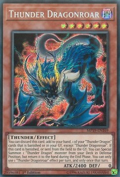 Thunder Dragonroar⁣ - 2019 Gold Sarcophagus Tin Mega Pack⁣ (Secret Rare)⁣ [169]