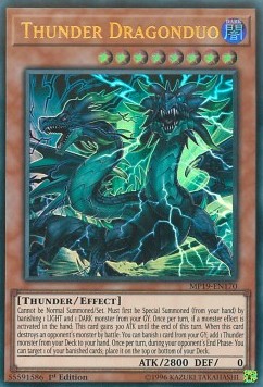 Thunder Dragonduo⁣ - 2019 Gold Sarcophagus Tin Mega Pack⁣ (Ultra Rare)⁣ [170]
