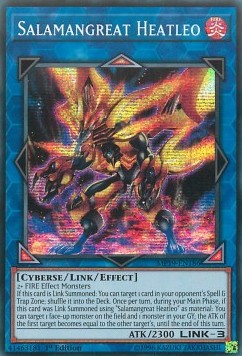 Salamangreat Heatleo⁣ - 2019 Gold Sarcophagus Tin Mega Pack⁣ (Secret Rare)⁣ [186]
