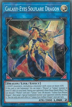 Galaxy-Eyes Solflare Dragon⁣ - 2019 Gold Sarcophagus Tin Mega Pack⁣ (Secret Rare)⁣ [188]