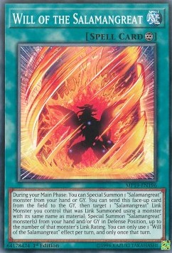Will of the Salamangreat⁣ - 2019 Gold Sarcophagus Tin Mega Pack⁣ (Common)⁣ [196]