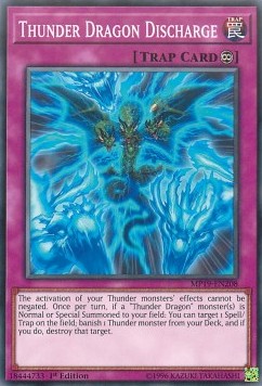 Thunder Dragon Discharge - 2019 Gold Sarcophagus Tin Mega Pack (Common) [MP19-208]