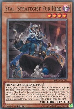 Seal, Strategist Fur Hire - 2019 Gold Sarcophagus Tin Mega Pack (Common) [MP19-248]