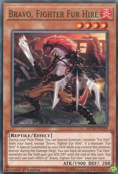 Bravo, Fighter Fur Hire⁣ - 2019 Gold Sarcophagus Tin Mega Pack⁣ (Common)⁣ [249]
